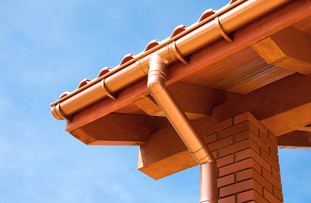 Copper Rain Gutters