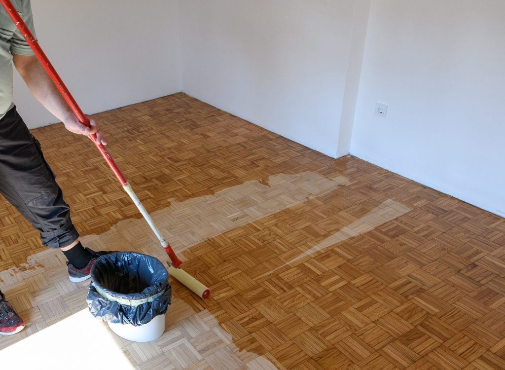 Varnishing wooden floor in Auckland